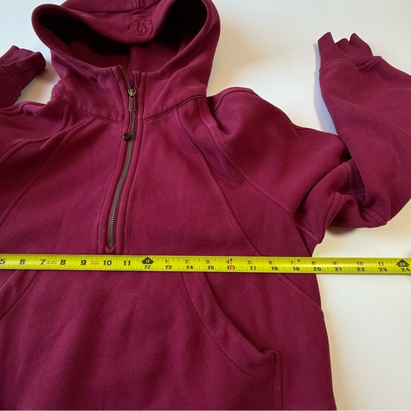Lululemon Scuba Oversized Half-Zip Hoodie Magenta XS/S - Picture 5 of 7